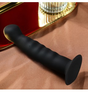 MizzZee - Beaded Realistic Dildo (Black)